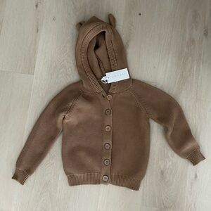 Jamie Kay knit Hooded Kids Cardigan 4T